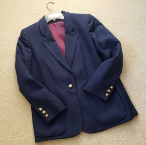 VTG Women's Navy Blue Blazer by Kirkland Hall. Size 10.